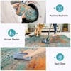 Itopfox Modern Abstract Washable Area Rug, Stain Resistant Non Slip Soft Indoor Carpet for Living Room Bedroom Dining Office Decor - 3 of 4