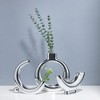 Nambé Solarium Crescent Moon Vase – Lunar Inspired Artistic Alloy Sculpture, Unique Decorative Accent for Flowers, Greenery, or Standalone Display - 2 of 3