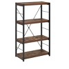 Kumasinova 42"/43"/54" 5-Tier Industrial Bookshelf,Metal Frame Bookcase with Artificial Concrete Shelves,Book Shelf for Living Room and Bedroom - 2 of 4