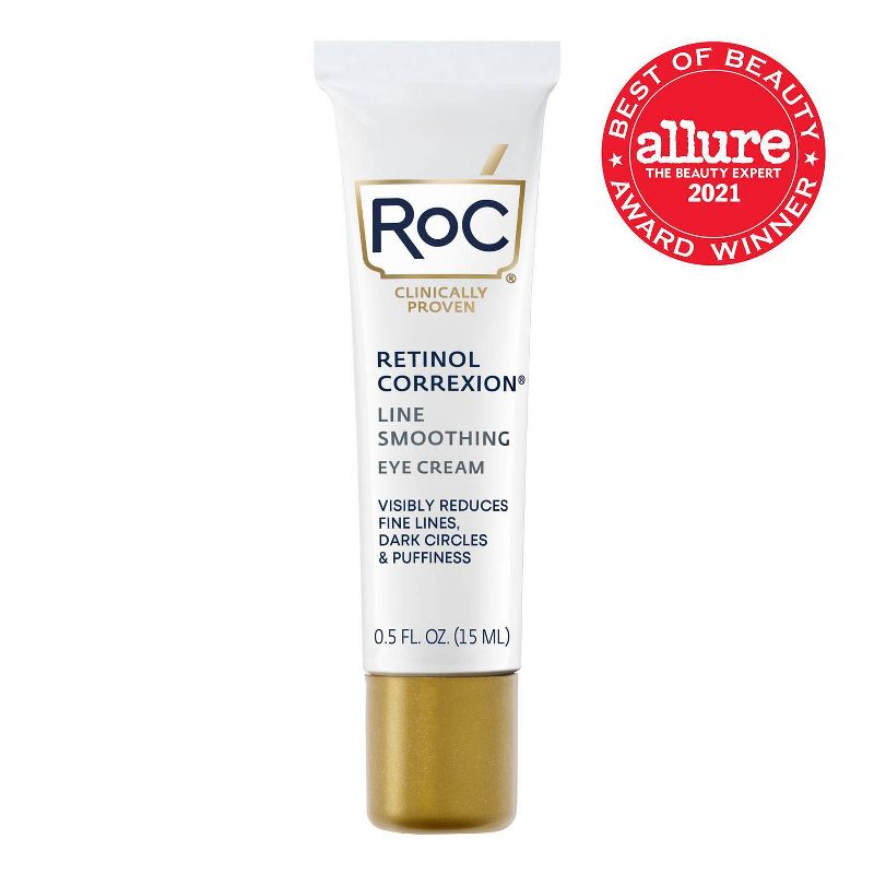 RoC Retinol Correxion Line Smoothing Anti-Aging Wrinkle Eye Cream for Dark Circles &#38; Puffy Eyes - 0.5 fl oz, 6 of 17