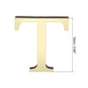 Unique Bargains Self-Adhesive Letter Acrylic Alphabet Mirror Wall Stickers - 2 of 4