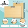 Paper Junkie 2 Pack Extra Large 11.5 x 17.4 inches Clipboards with Low-Profile Clip, Vertical and Landscape Horizontal - 4 of 4