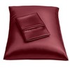 BLISSFORD Satin Pillowcase with Zipper, Satin Pillow Cases 2 Pack, Silk Pillow Cover - 2 of 4