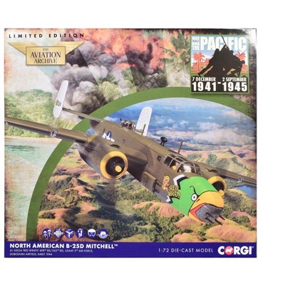 North American B-25D Mitchell Bomber Aircraft "WWII" US Army Air Forces "The Aviation Archive" 1/72 Diecast Model by Corgi