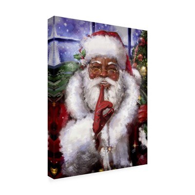 Trademark Fine Art -Arnica Burnstone 'Shush' Canvas Art