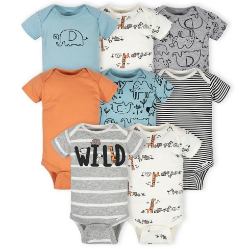 Gerber Baby 5pk Short Sleeve Onesies : Target