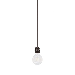 Toltec Lighting Edge 1 - Light Pendant in  Espresso - 1 of 1