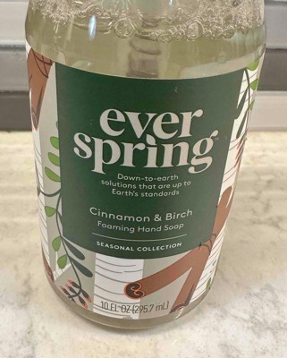 Cinnamon & Birch Foaming Hand Soap - 10 Fl Oz - Everspring™ : Target