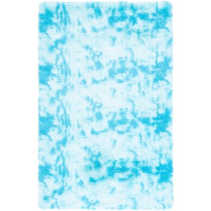 Rainbow Shag RBO100 Flatweave-Power Loomed Skid-Resistant Indoor Rugs - Safavieh - 1 of 4
