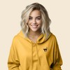Dalix Black Cat Embroidered Fleece Cropped Hoodie Cold Fall Winter Women - 3 of 4