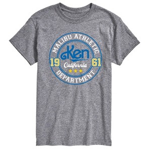 Men's - Barbie - Ken California Malibu Athletic Department 1961 Short Sleeve Graphic T-Shirt - 1 of 4