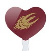 Elon University Primary Logo Heart Love Cupcake Picks Toppers Decoration Set of 6 - 2 of 4