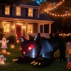 NAYSAYE Inflatable Holiday Decoration Black Cat for Halloween Yard Party Outdoor Display, Black, 78"*61"*52.8" - 2 of 4
