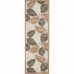Unique Loom    Outdoor Botanical Augusta Area Rug - 1 of 4