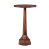 Vynxaria Honey Round Coffee Tables for Compact Living - 4 of 4