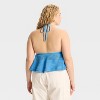 Women's Openwork Peplum Halter Pullover Sweater - Wild Fable™ - 2 of 3