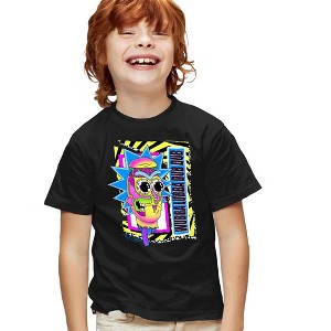 Boys' Short Sleeve Rick And Morty Wubba Lubba Dub Dub T-Shirt - 1 of 4