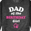 Men's - Barbie - Dad Of The Birthday Girl Graphic Fleece Sweatshirt - 2 of 4