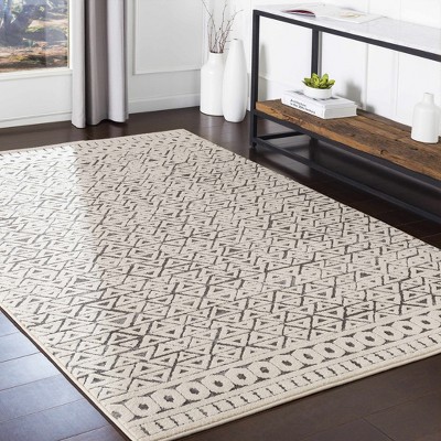 Hauteloom Rectangle Area Rug   Charcoal