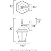 Maxim Lighting Westlake 3 - Light Wall Light in  Black - 2 of 4
