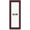 PosterPalooza | Panoramic Shadow Box 1.5" Depth Brown Picture Frame - UV Acrylic, Backing, Hanging Hardware - 2 of 4