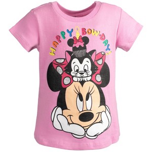 Disney Minnie Mouse Princess The Little Mermaid Moana Lilo & Stitch Frozen Birthday Girls T-Shirt Toddler - 1 of 4