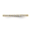 Black Bow Jewelry 1.5mm 14K Rose, Yellow or White Gold 1/2 Ctw Diamond Eternity Band - 3 of 4