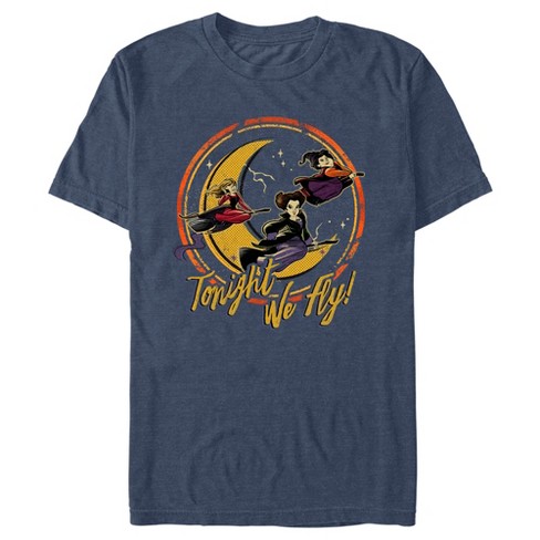 Men's Hocus Pocus Tonight We Fly Moon T-shirt : Target