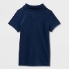 Girls' Adaptive Short Sleeve Uniform Polo Shirt - Cat & Jack™ - 2 of 3