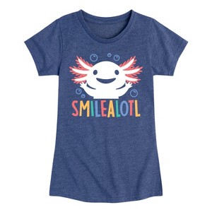 Girls' - Instant Message - Smilealotl Fitted Short Sleeve Graphic T-Shirt - 1 of 4