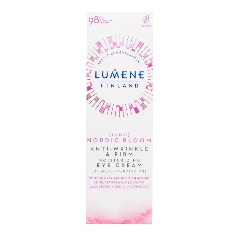 Lumene Nordic Bloom Anti-Wrinkle Firm Moisturizing Eye Cream - 0.5 fl oz, 3 of 8