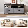 55 Inch TV Stand for Living Room, Media Console Featuring Open Shelf, Television Chest with Storage for Bedroom - 3 of 4