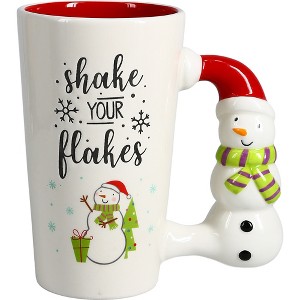 Pavilion Gift Company - Shake Your Flakes - 17.5 oz Latte Cup - Drinkware - 1 of 4