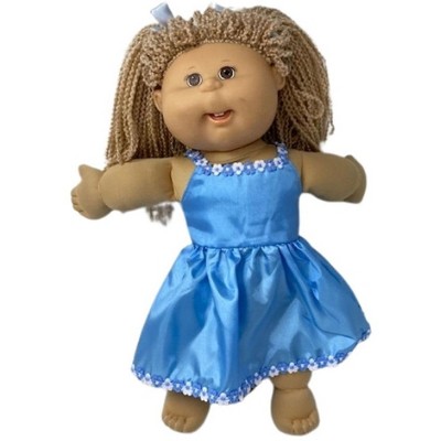 Cabbage Patch Doll Clothes Fits 16 Girl Doll Includes One Mint Floral Dress Spring No Doll! 