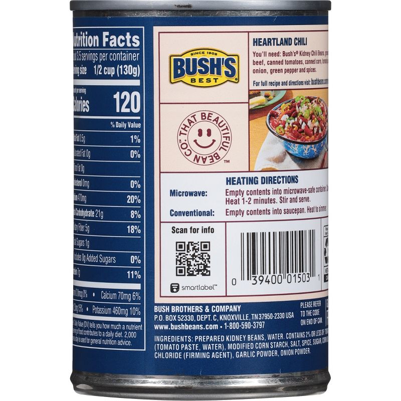 Bush&#39;s Kidney Beans in Mild Chili Sauce - 16oz, 6 of 8