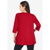 Jessica London Women's Plus Size Stretch Knit Swing Tunic - 3 of 4