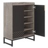 Resenkos Shoe Storage Cabinet, Contemporary Diamond Pattern Shoe Cabinet - 29.52"W x 41.34"H for Easy Organization, - 2 of 4