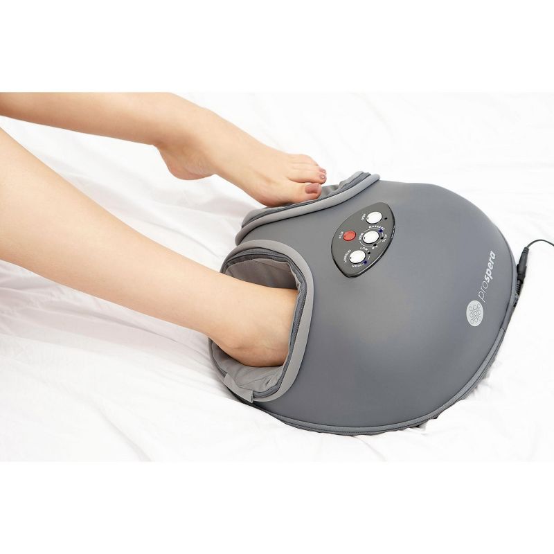  Prospera DL002 Shiatsu Foot Massager with Heat and Compression Air, 4 of 9