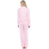 Women's Long Sleeve Pajama Set - White Mark - 3 of 3