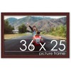 PosterPalooza | Classic Modern Brown Picture Frame - UV Acrylic, Backing Board, Hanging Hardware Included - 3 of 4
