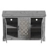 Galano Millicent Wood 45.7 in. 3 Door Wide Sideboard with Adjustable Shelves - 4 of 4