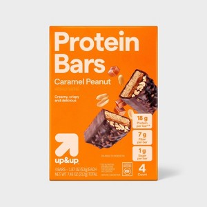 Protein Bars - Milk Chocolate Caramel Peanut - 4ct - up&up™ - 1 of 4