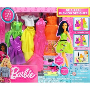 XBarbie Be a Fashion Designer Doll Dress Up Kit, 5 Outfits - 1 of 4