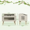 LAOTIES 29 Gallon Reptile Terrarium,Top-Opening Glass Tank with Vents,Lizard Snake Chameleon Habitat Enclosure,31"x20"x24" - 3 of 4
