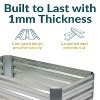 Sunnydaze Galvanized Rectangle Raised Garden Bed - 3 of 4