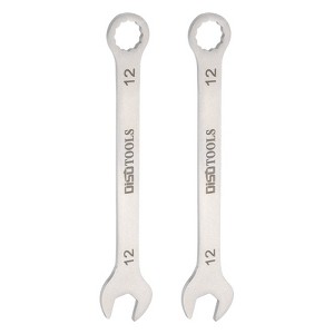 Unique Bargains 3Cr13 Stainless Steel Metric Thin Combination Wrenches 2 Pcs - 1 of 4