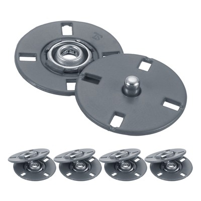 Unique Bargains Alloy Invisible Durable High Hardness Buckle Fasteners Press Studs Buttons 5 Pcs