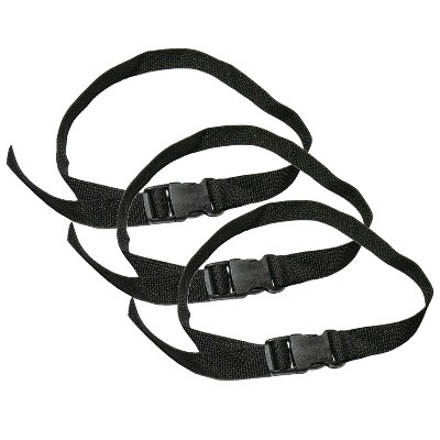 Toddler Tables Junior Seat Replacement Belt, Black, Pack of 3