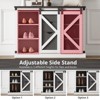 Hall Tree, 77 Inch Entryway Furniture with Shoe Storage Cubbies and Coat Rack, Mudroom Storage Cabinet - 3 of 4