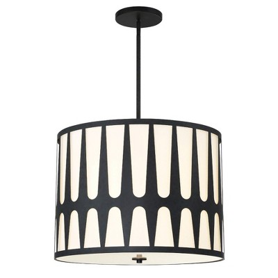 Crystorama Lighting Royston 5 - Light Pendant in  Black